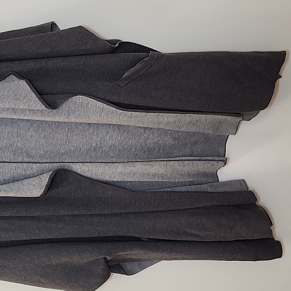 Lululemon After Asana Wrap Gray Open Front Women's Sweater Sz OS - Picture 7 of 16